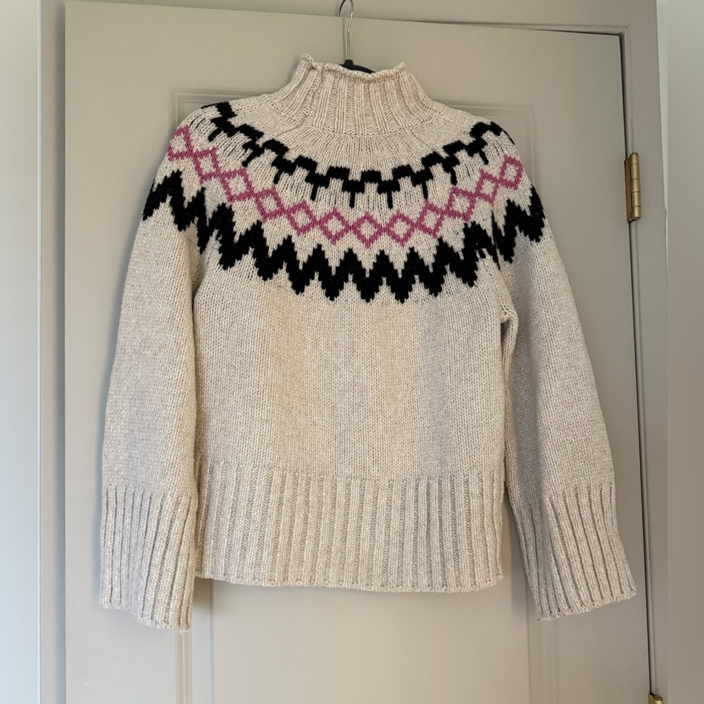 Sanctuary Turtleneck Sweater - Cream, Black, Pink | Size Small